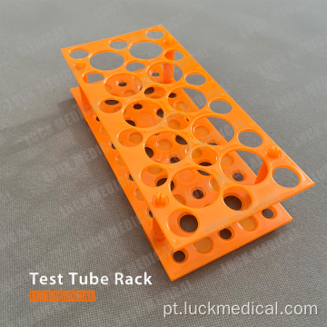 Suporte de tubo descartável de teste de laboratório